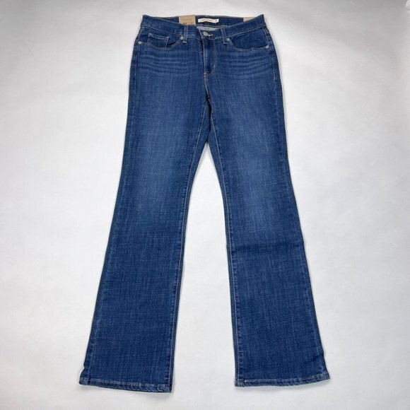 Levis Classic Bootcut Jeans Women 6 W28 L32 $70 Stretch Cotton Pockets 392520028 - Picture 1 of 14